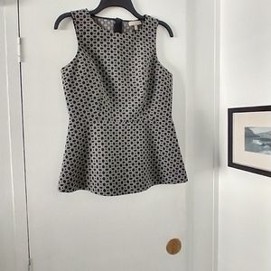 Banana Republic Peplum sleeveless top